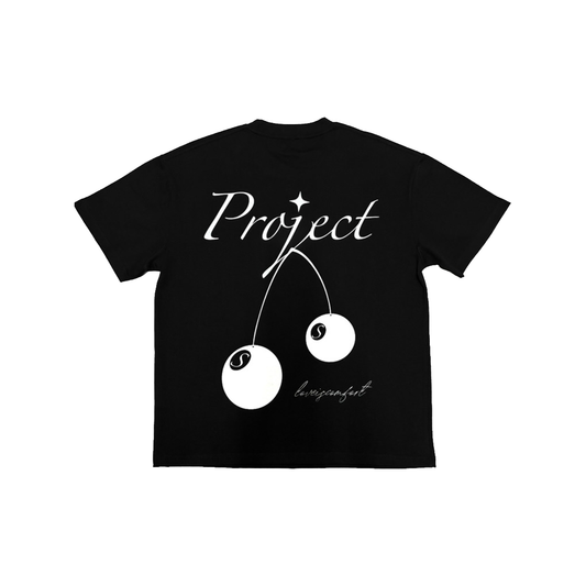 Cherry Tee (Black)