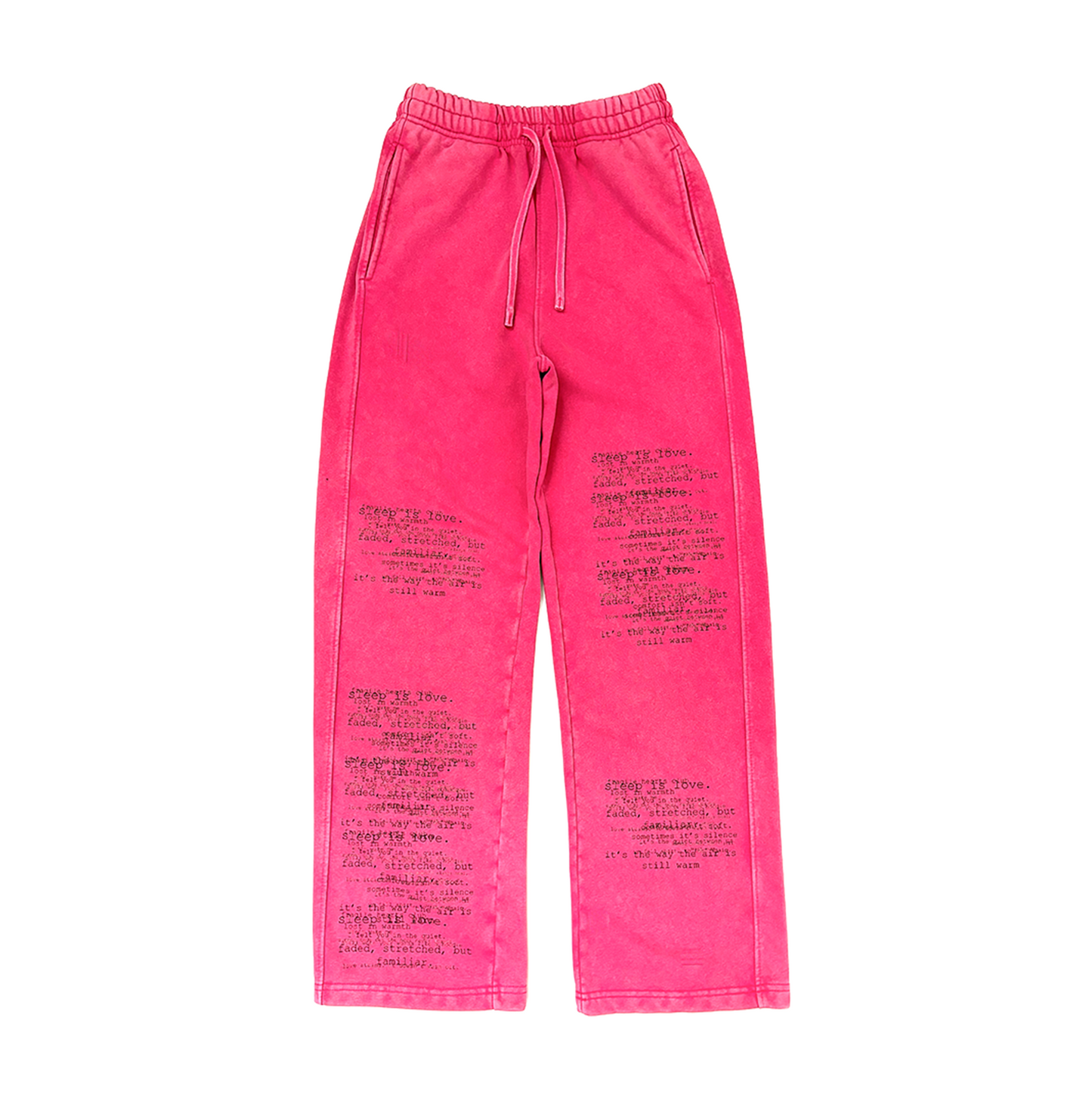 Rose Typewriter Sweats