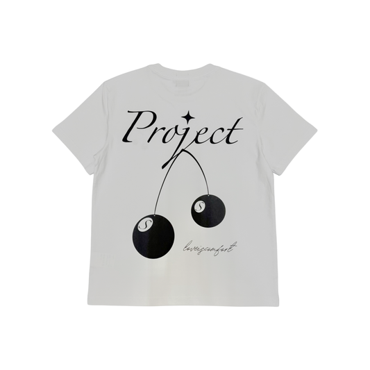 Cherry Tee (White)